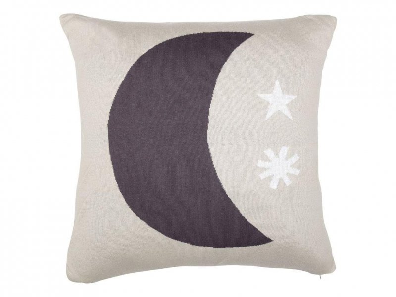 SÖDAHL Sun &amp; Moon Poduszka dla Dzieci 50x50 cm Black