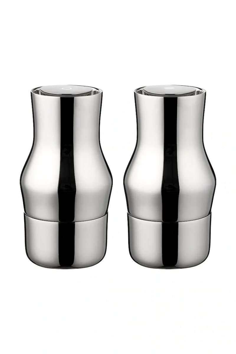 Gense DOROTEA Stalowy Młynek do Soli i Pieprzu 14 cm / Srebrny Matowy