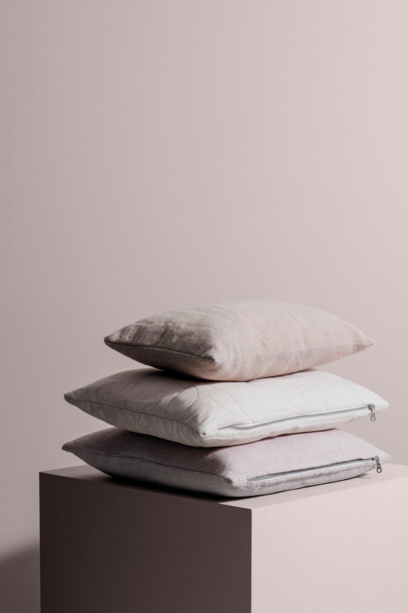 Blomus STRIPE Pikowana Poszewka na Poduszkę 60x40 cm Rose Dust