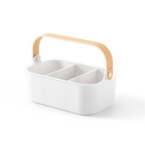 Umbra BELLWO Organizer S - Pojemnik do Przechowywania z Uchwytem / Biały