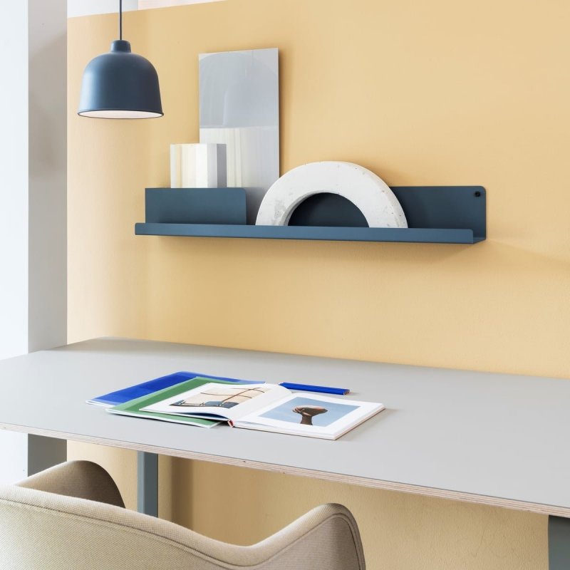 Muuto FOLDED Organizer - Półka Ścienna 96 cm Oliwkowa