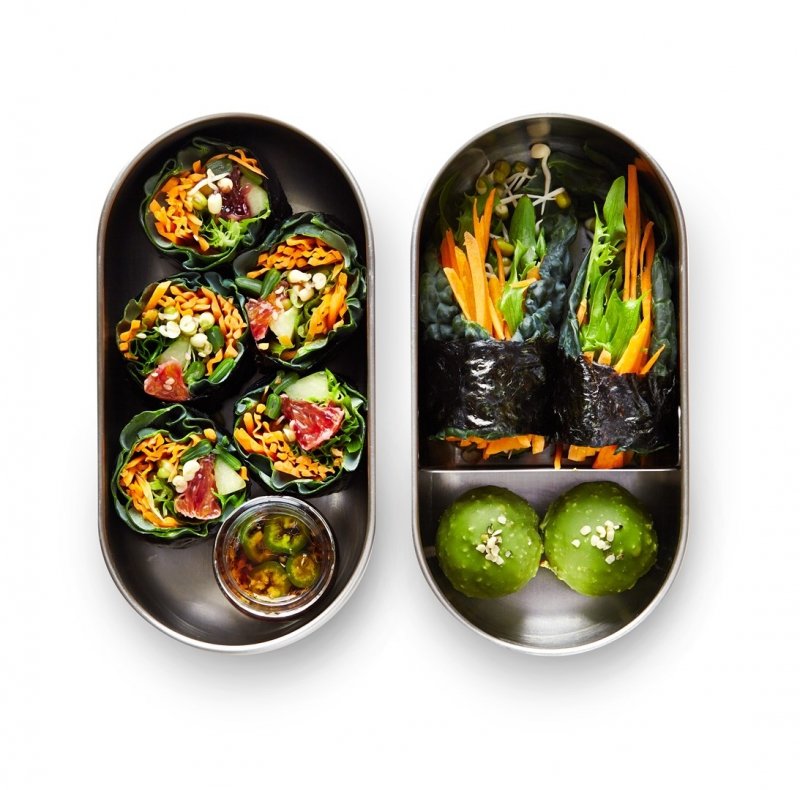 black+blum CLASSIC Stalowy Lunchbox / Podwójny