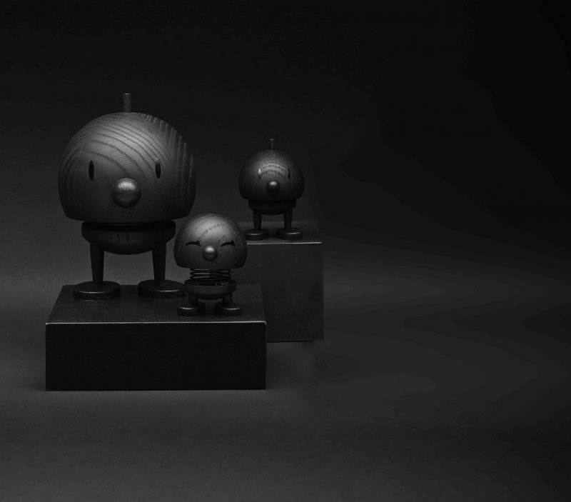 Hoptimist OAK Figurka Optymisty Bumble L - Czarny Dąb