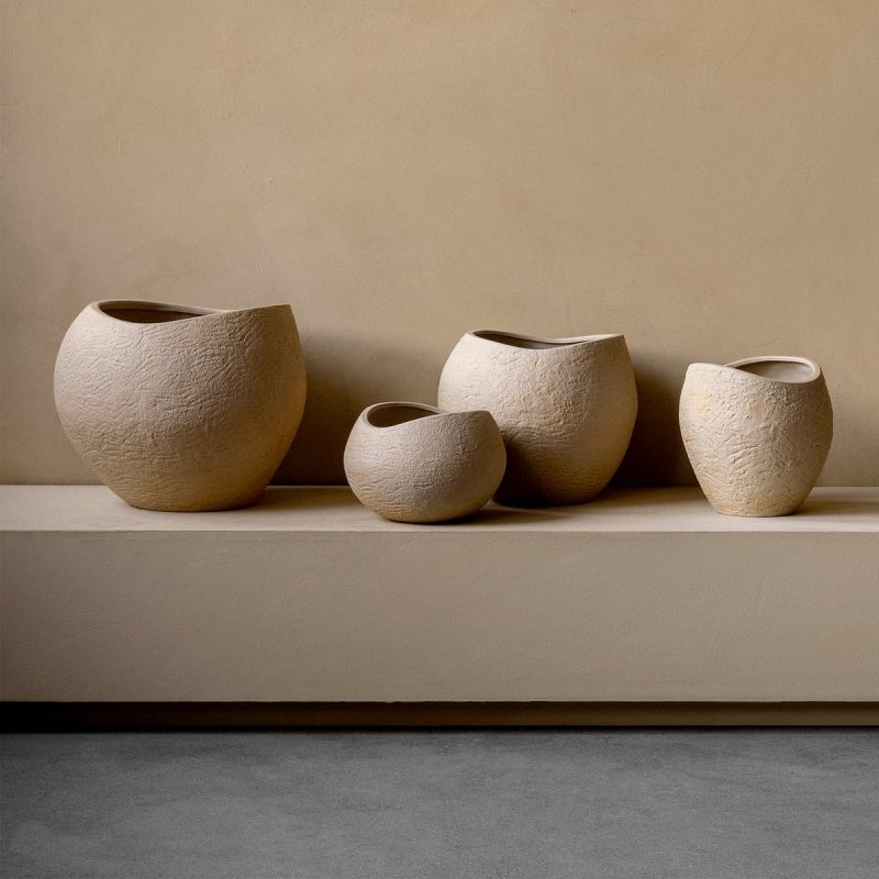 Audo PLANTS Doniczka do Kwiatów 24 cm / Ivory