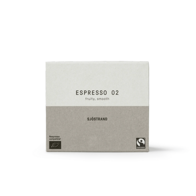 Sjöstrand ESPRESSO 02 Kawa Organiczna w Kapsułkach  - Kapsułki 10 Szt.