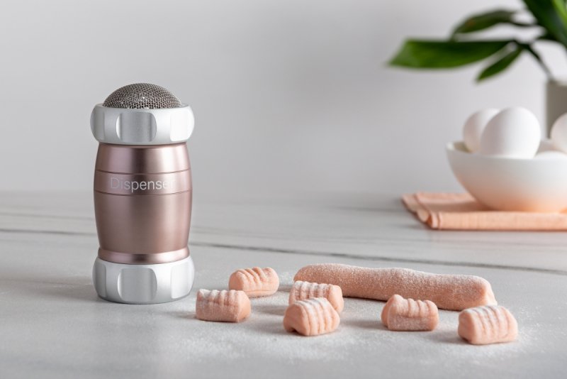 Marcato DESIGN LINE Dozownik do Posypek, Cukru Pudru, Kakao / Różowy