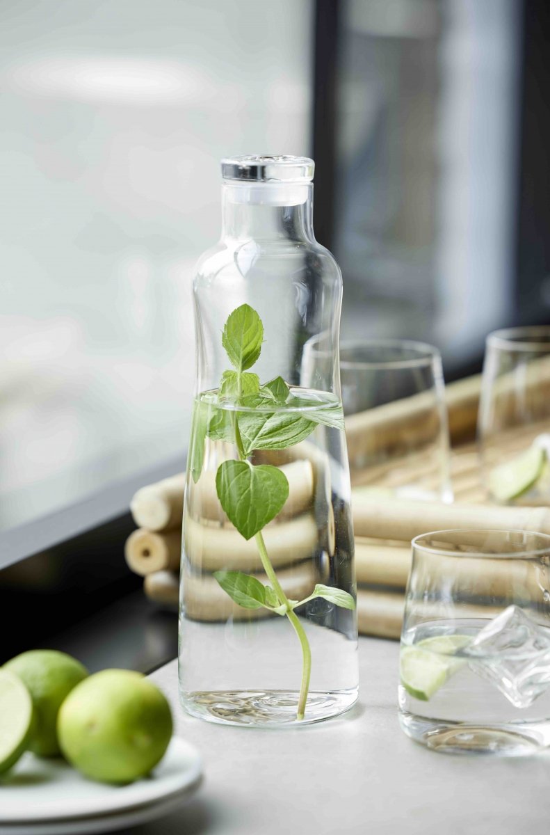 Lyngby Glas ZERO Karafka + 4 Szklanki do Wody / Zestaw