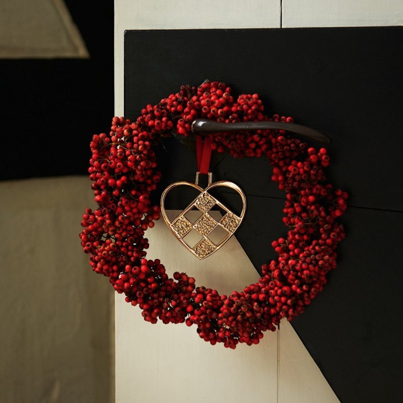 Rosendahl KAREN BLIXEN Christmas Zawieszka Świąteczna - Serce Złote 12 cm