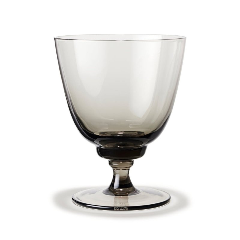 Holmegaard FLOW Kieliszek do Wody 350 ml / Szary