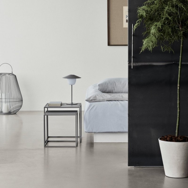 Blomus NIDEA Lampion Podłogowy rozm. M - Steel Gray