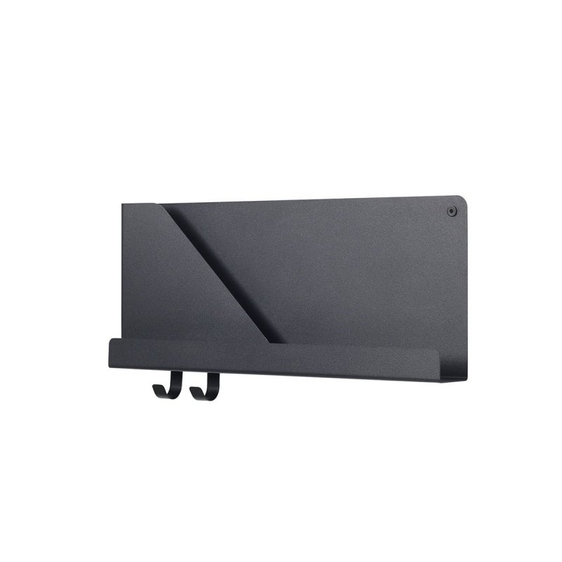Muuto FOLDED Organizer - Półka Ścienna 51 cm Czarna