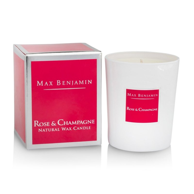 Max Benjamin CLASSIC Świeca Zapachowa 190 g Rose &amp; Champagne