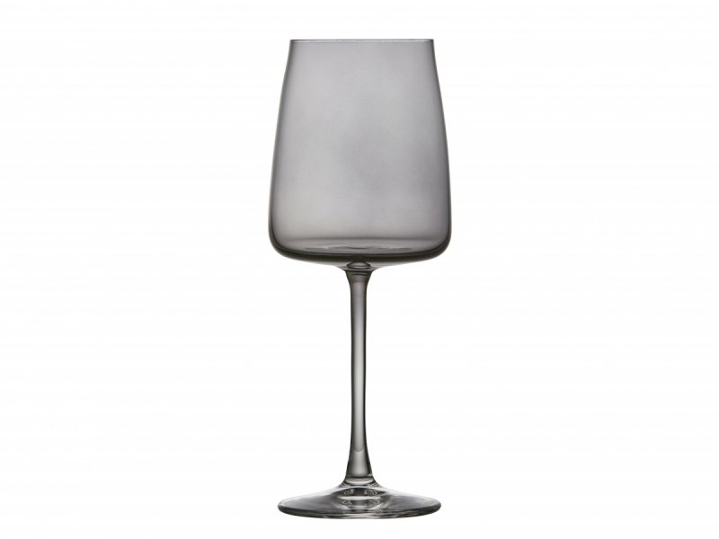 Lyngby Glas ZERO Kieliszki do Białego Wina 430 ml 4 Szt. / Szare