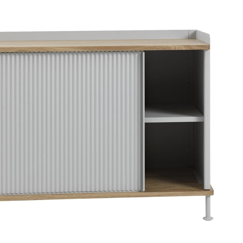 Muuto ENFOLD Komoda Niska 124 cm Zielona Dusty Green