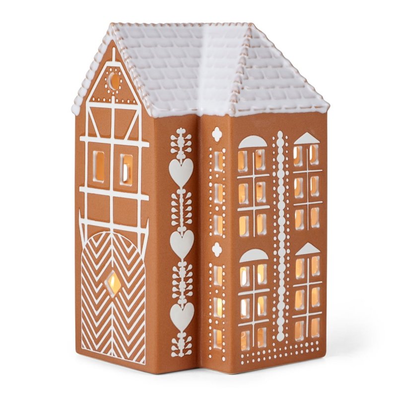 Kähler GINGERBREAD Lampion Świąteczny / Świecznik Domek z Piernika 17 cm