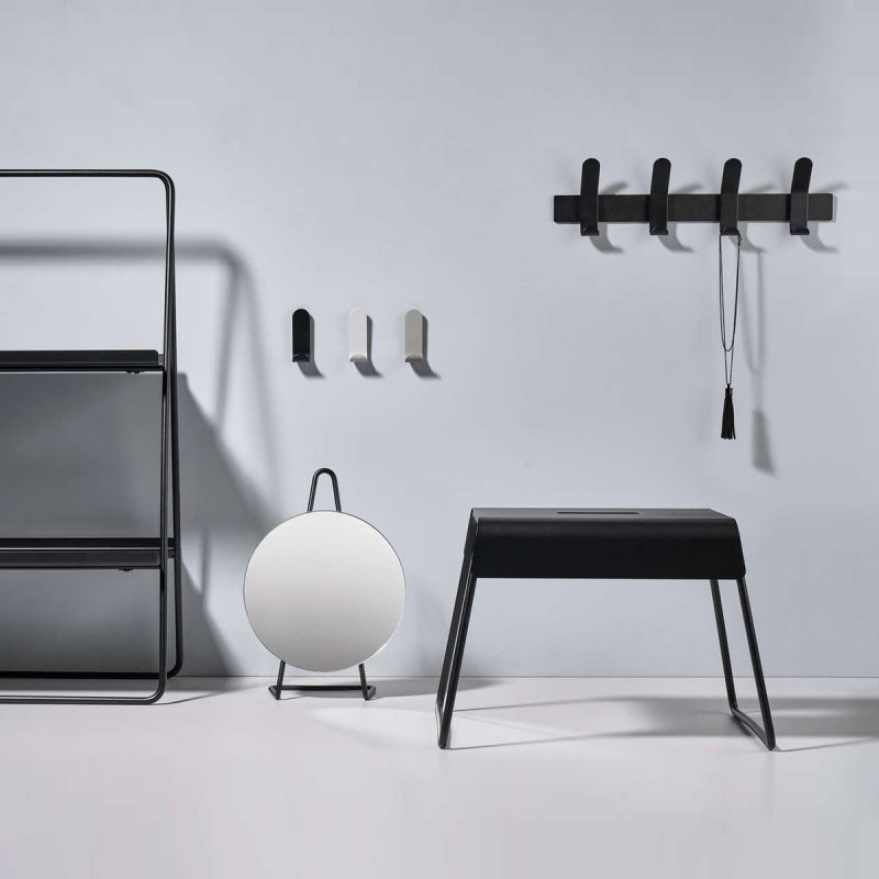 ZONE Denmark A-TABLE Półka - Regał Przenośny 58 cm Czarny