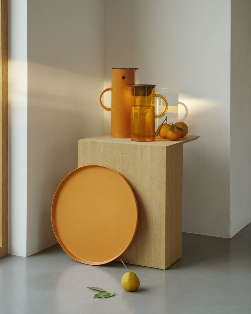 Stelton EM77 Termos Stołowy - Dzbanek Termiczny 1 l / Pomarańczowy