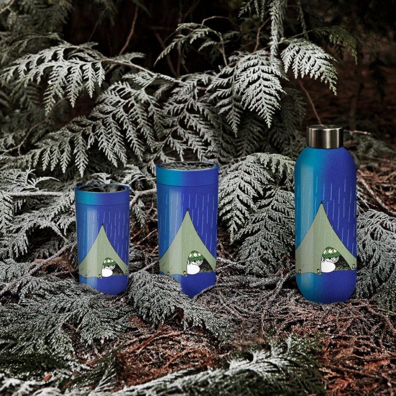 Stelton TO GO Kubek Termiczny 400 ml MUMINKI / Niebieski