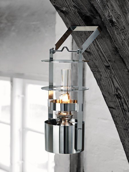 Stelton CLASSIC Stalowa Lampa Oliwna 34 cm / Naftowa