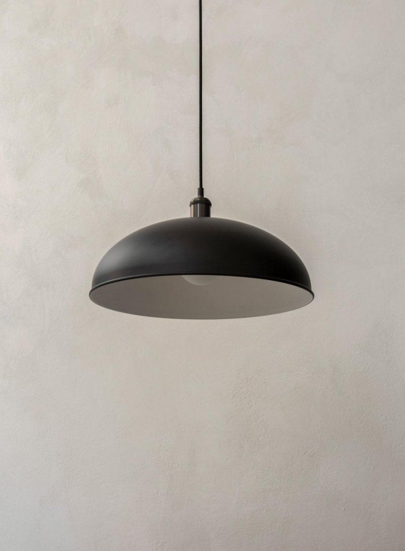 Menu HUBERT Lampa Wisząca 45 cm Czarna