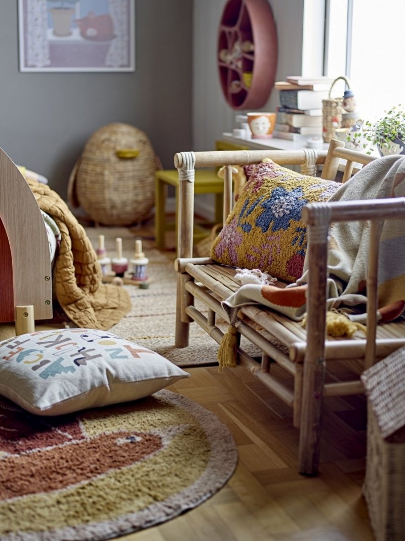 Bloomingville SOLE MINI Sofa dla Dzieci z Drewna Bambusowego