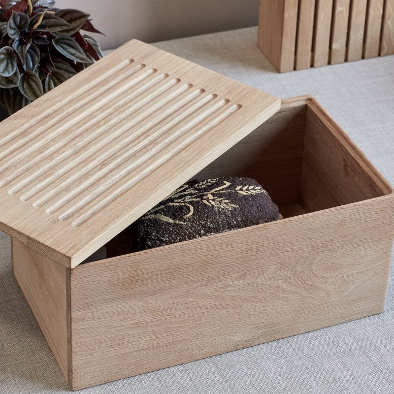 Andersen Furniture OAK Chlebak - Dębowy Pojemnik na Pieczywo