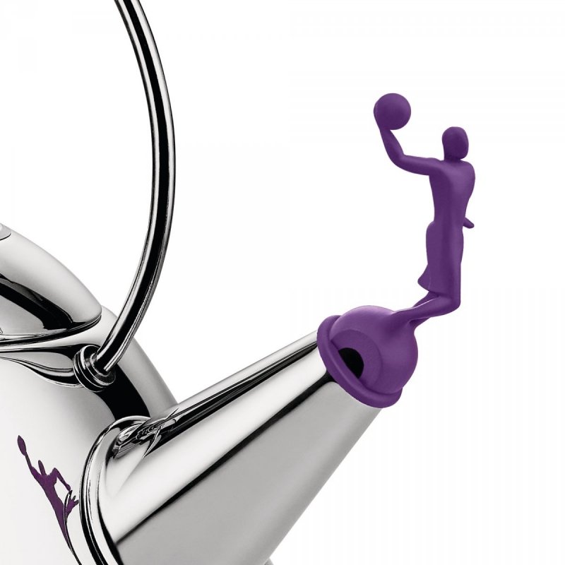 Alessi 9093 Czajnik z Gwizdkiem / Koszykarz Fioletowy