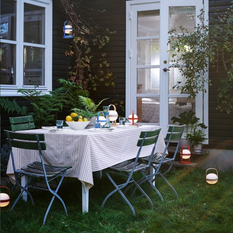 Rosendahl SOFT Bezprzewodowa Solarna Lampa LED 25 cm / Zielona