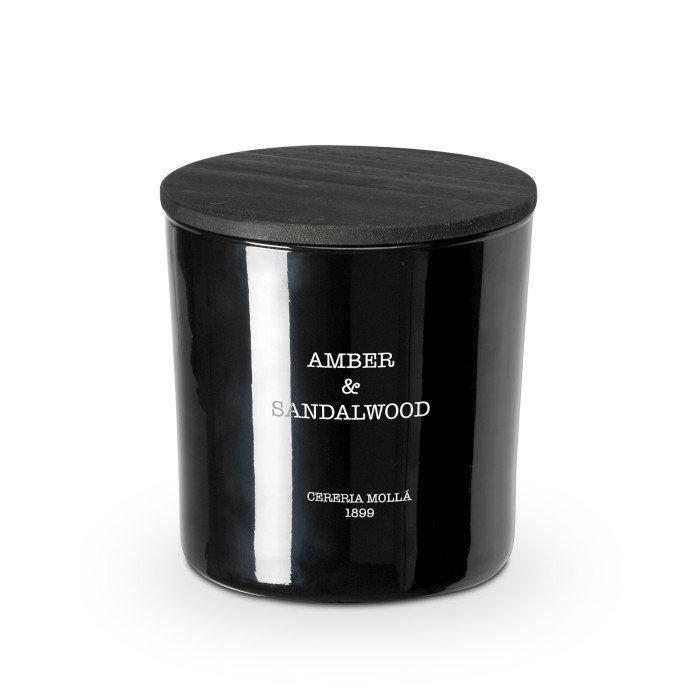 Cereria Molla BOUTIQUE Świeca Zapachowa XL 600 gr. Amber and Sandalwood