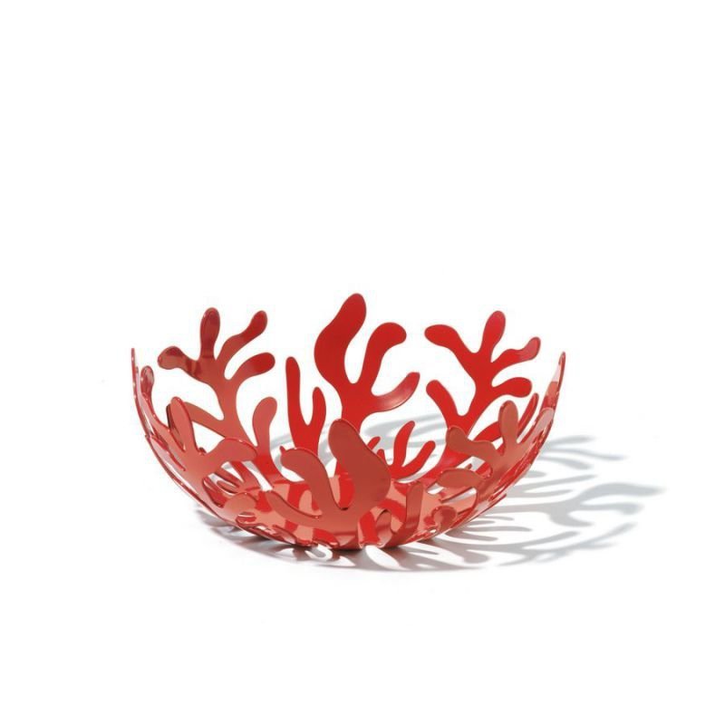 Alessi MEDITERRANEO Kosz na Owoce 21 cm - Czerwony
