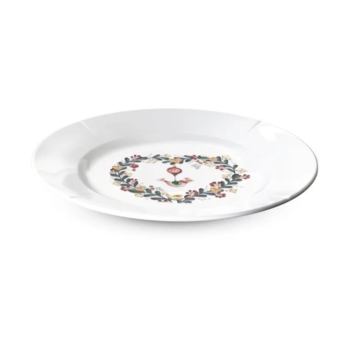 Rosendahl GRAND CRU COTTAGE Talerz Płaski 19 cm / Biały Zdobiony