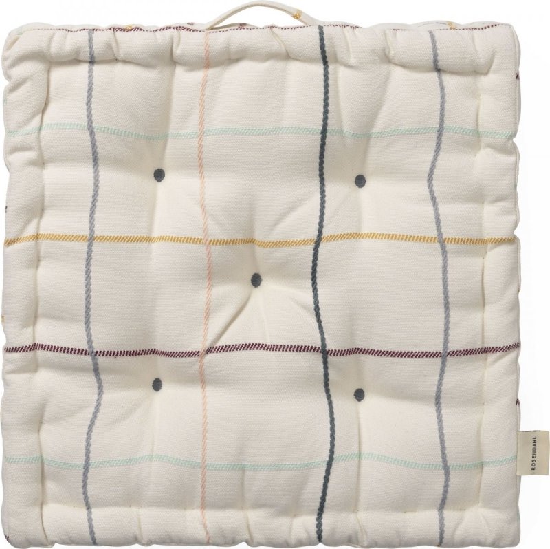Rosendahl OUTDOOR Poduszka na Krzesło 40x40 cm Wysoka / Kratki