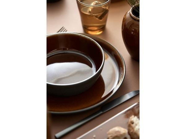 Bitz GASTRO Talerz Obiadowy 27 cm 6 Szt. Czarny - Środek Amber