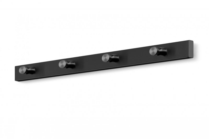 Zack ACCOLO BLACK Wieszak Ścienny 40 cm Czarny
