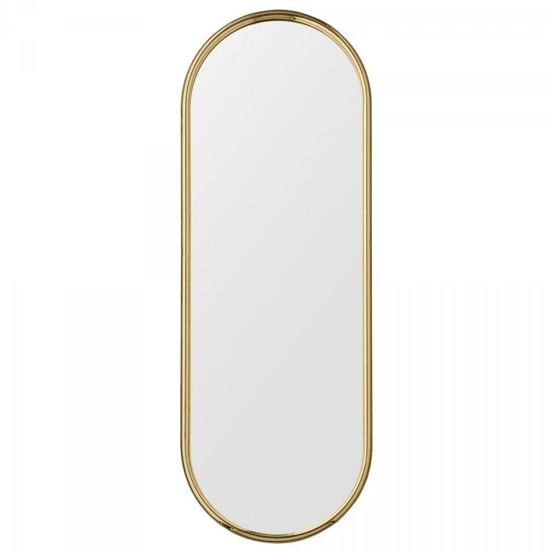 Aytm ANGUI Lustro Ścienne Owalne 108 cm Złote