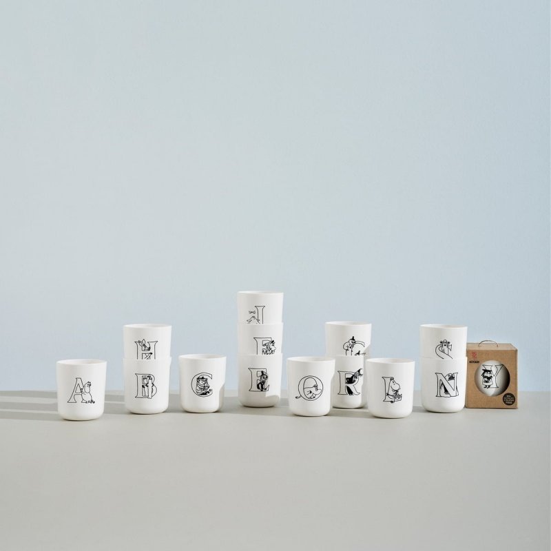 RIG-TIG by Stelton MOOMIN ABC Kubek dla Dzieci - Muminki - Litera Q