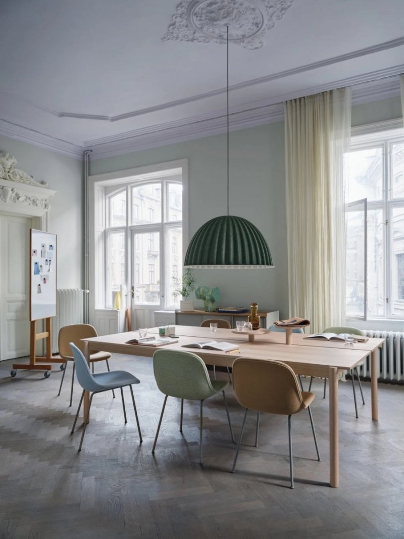 Muuto UNDER THE BELL Lampa Wisząca 82 cm Ciemnozielona