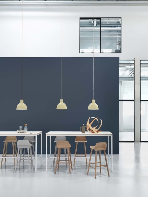 Muuto NERD Hoker - Krzesło Barowe 79 cm Czarne