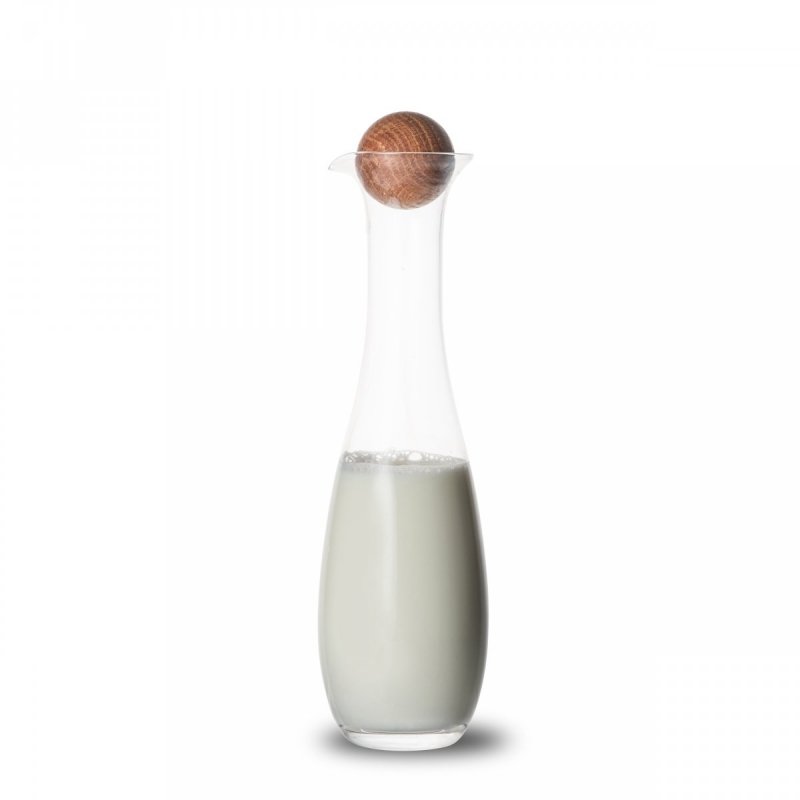 Sagaform OVAL OAK Karafka do Mleka 450 ml Mlecznik