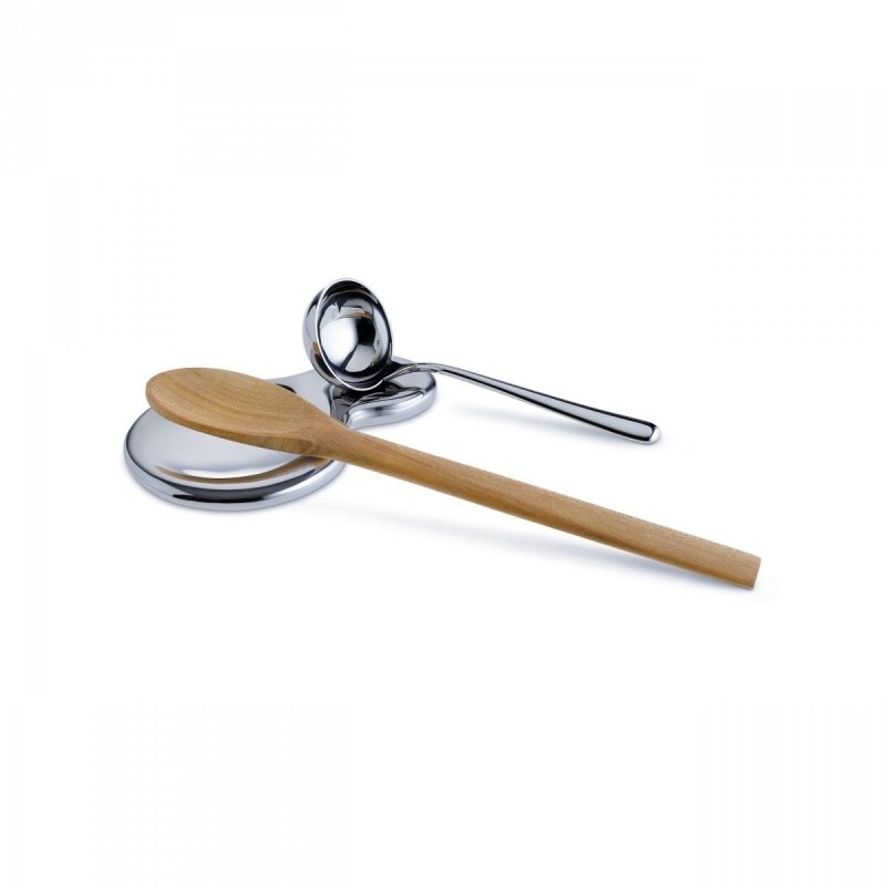 Alessi T-1000 Stalowa Podstawka pod Łyżkę Kuchenną