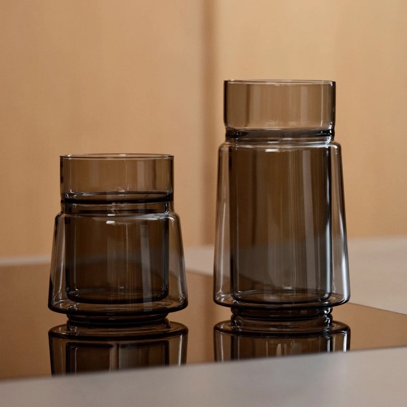 Jacob Jensen THERMAL Szklanka Termiczna z Podwójnymi Ściankami 210 ml / Szara