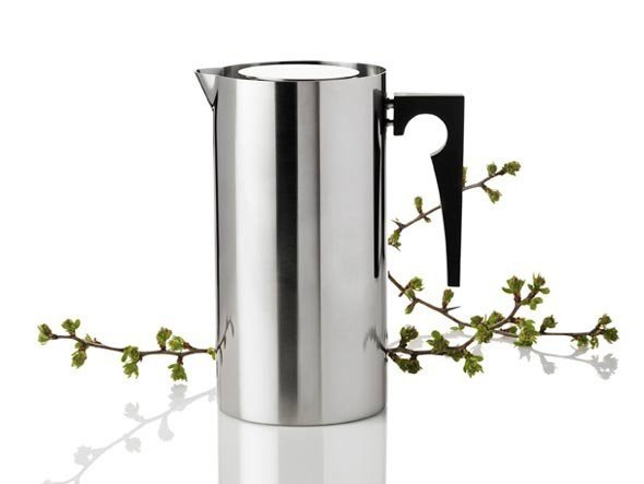 Stelton CYLINDA Dzbanek Termiczny - Zaparzacz Tłokowy do Kawy / Srebrny