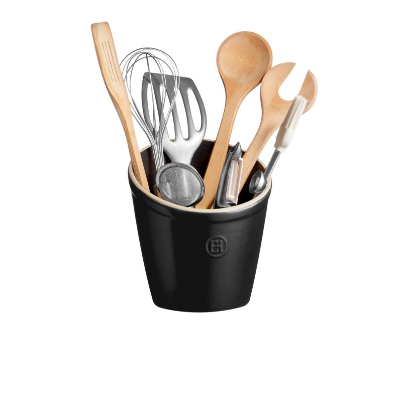Emile Henry KITCHEN Pojemnik na Akcesoria Kuchenne - Czarny