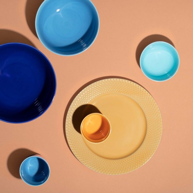 Lyngby Porcelain RHOMBE COLOR Miska 11 cm Błękitna