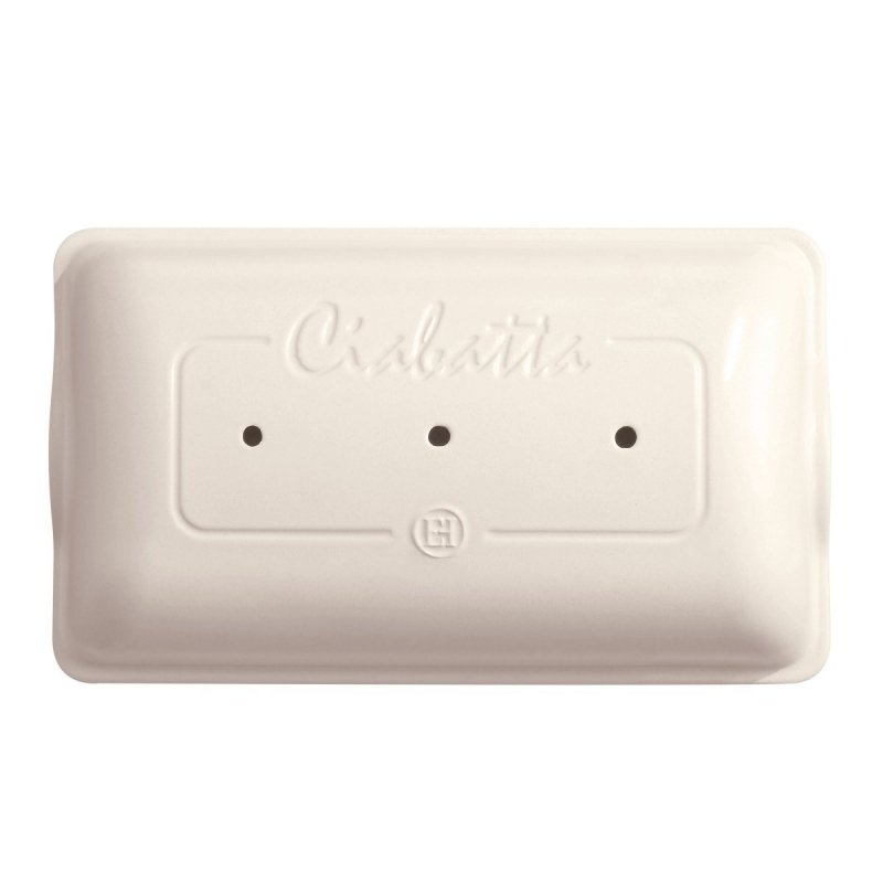 Emile Henry - Ceramiczna Forma do Pieczenia Ciabatty - Kremowa