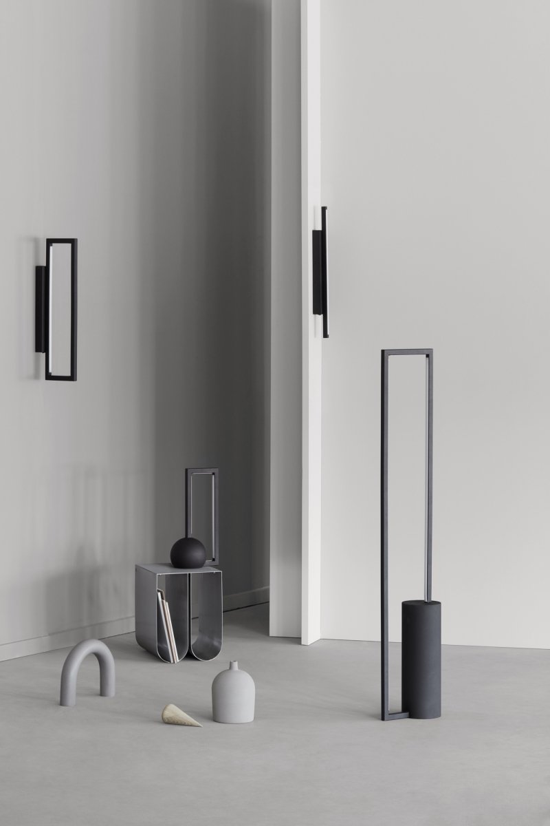 Kristina dam studio GEOMETRIC Lampa Ścienna LED - Kinkiet / Czarny