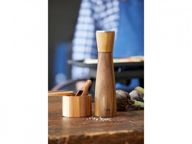 Holm KITCHEN Młynek do Pieprzu 25 cm z Drewna Akacji
