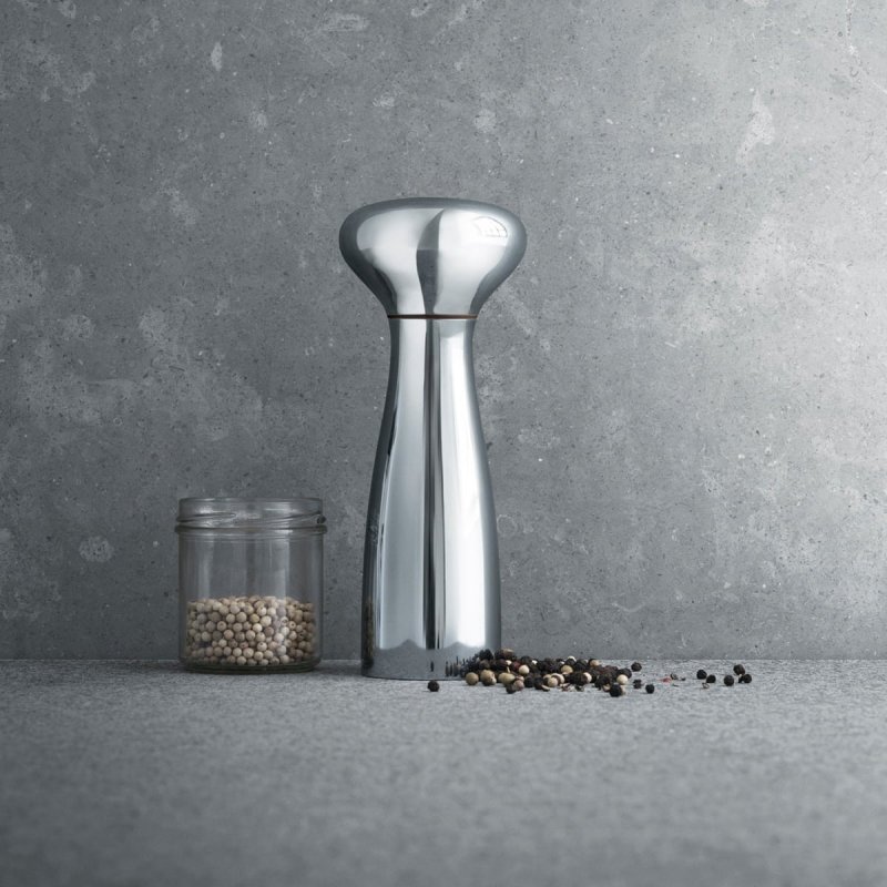 Georg Jensen ALFREDO Stalowy Młynek do Soli i Pieprzu 20 cm / Srebrny Błyszczący