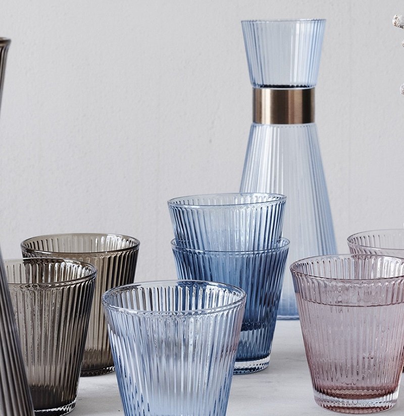 Rosendahl NOUVEAU Szklanki do Wody 260 ml 4 Szt. / Niebieskie