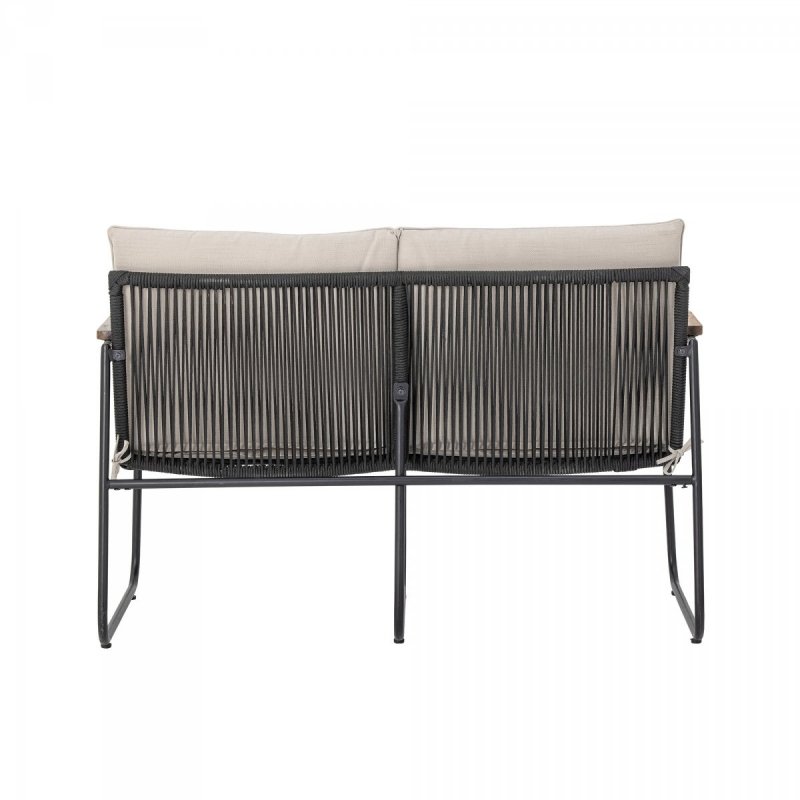 Bloomingville HAMPTON Sofa Ogrodowa / Czarna